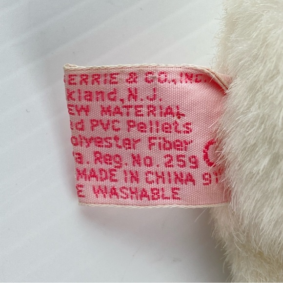 Russ Caress Soft Pets Bunny Rabbit Plush Teddy Bear Bean Bag Bottom 5 inches - Picture 9 of 10